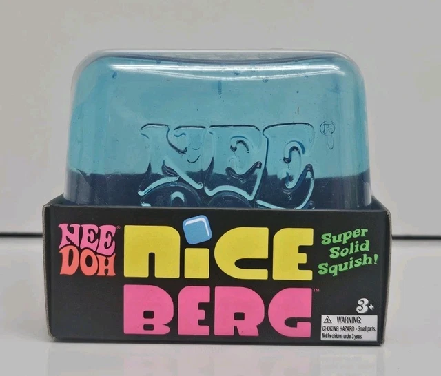NEEDOH NICE BERG Blue XL Giant Nee Doh Niceberg Solid Squish Cube Ice needoh-nice-berg-blue-xl-giant-nee-doh-niceberg-solid-squish-cube-ice