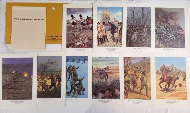 THE AMERICAN SOLDIER  Set #5  Chief Military History Dept of Army 10 PRINT