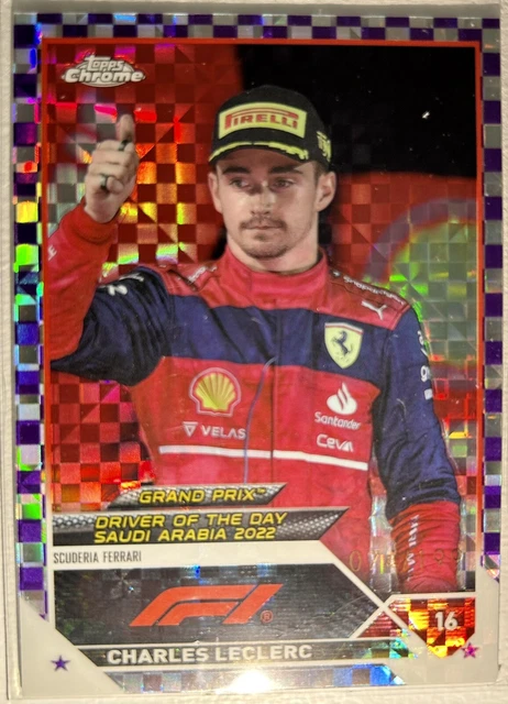 topps f1 Charles leclerc Purple 399枚限定