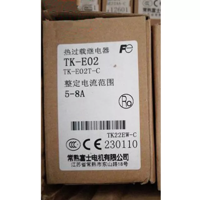 1pcs Brand New Fuji Thermal Overload Relay TK-E02 5-8A In Box