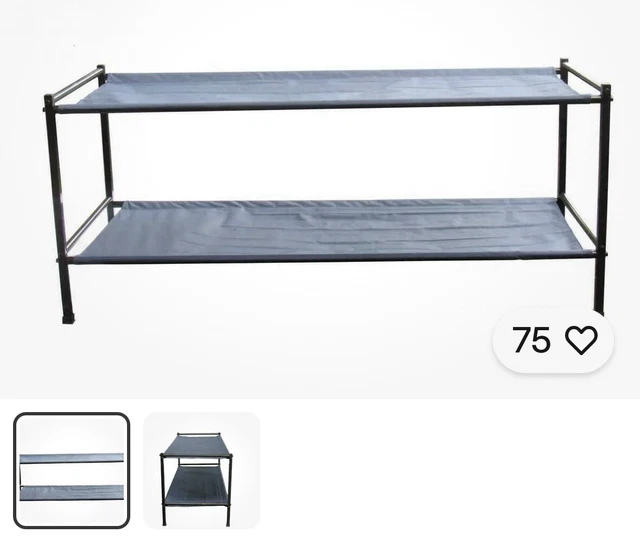 PORTABLE DOMESTIC SLEEPOVER Bunk Bed (Bunkable Duo bed with Carry Bag