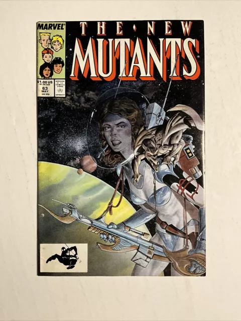 New Mutants #63 (1988) 8.0 VF Marvel High Grade Comic Book Copper Age