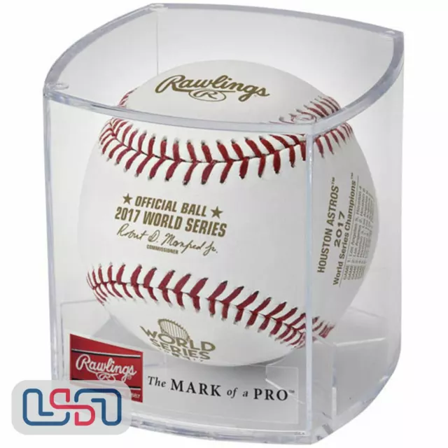 2017 World Series Champions MLB Rawlings Baseball Houston Astros - Cubed