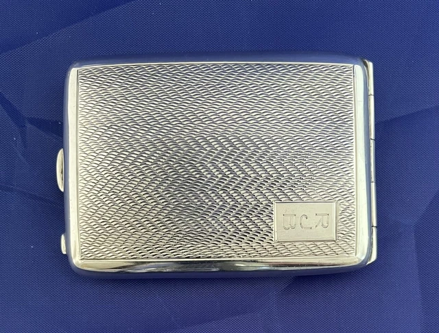 Solid Silver Match Book Case,Birmingham,S J Rose & Son,1930,31.27g