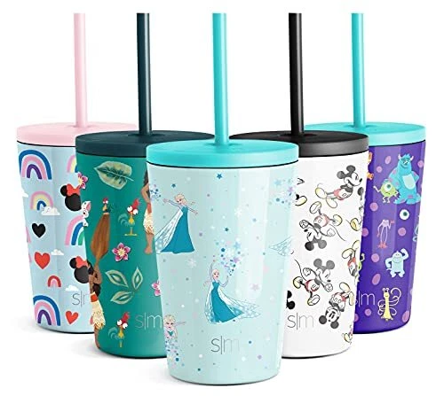 Simple Modern Disney Frozen Elsa Cup with Lid and Straw | Reusable Insulated ...