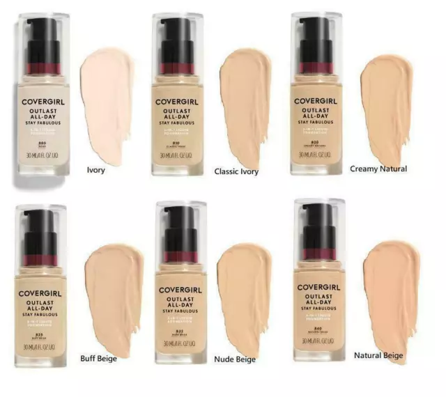 COVERGIRL Outlast All-Day Stay Fabulous 3-in-1 Foundation Sunscreen Out of Date