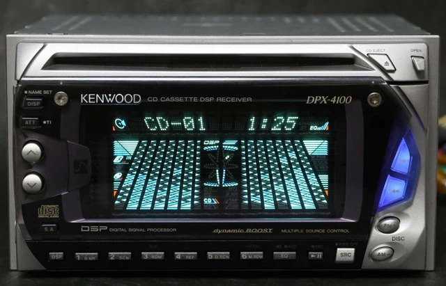 KENWOOD DPX-4100 CASSETTE / CD DSP / EQ / Spectrum Analyzer
