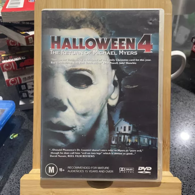 Halloween 4 - The Return Of Michael Myers (DVD, 1988) Rare Region 4 ex-rental