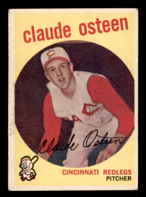 1959 Topps Baseball #224 Claude Osteen EX