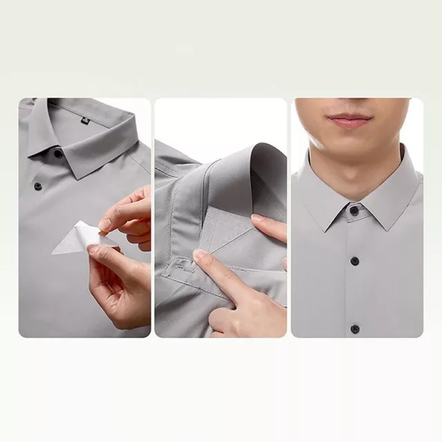 Self Adhesive T Shirt Collar Sticker Patches Collars Invisible Sticker Pads_wf