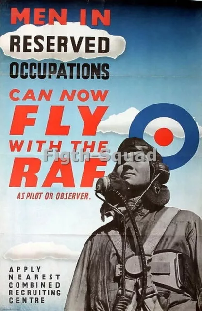 WW2 Picture Photo Fly with the RAF 8103