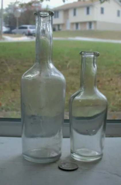 Two Different Size Fancy Victorian Perfume Bottle