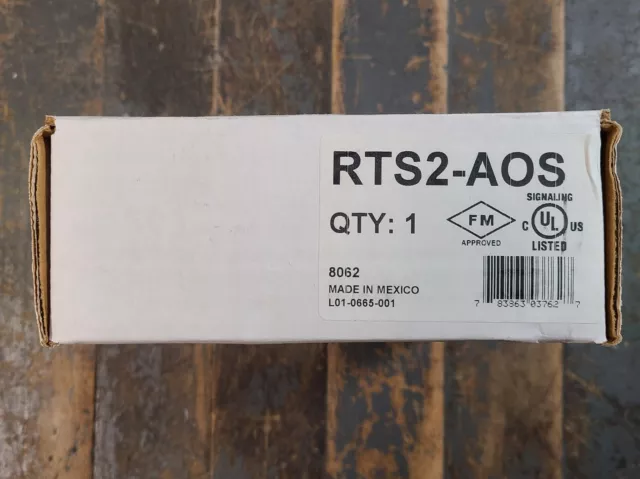 System Sensor Rts2-Aos Fire Alarm Remote Test Station With Strobe - Brand New