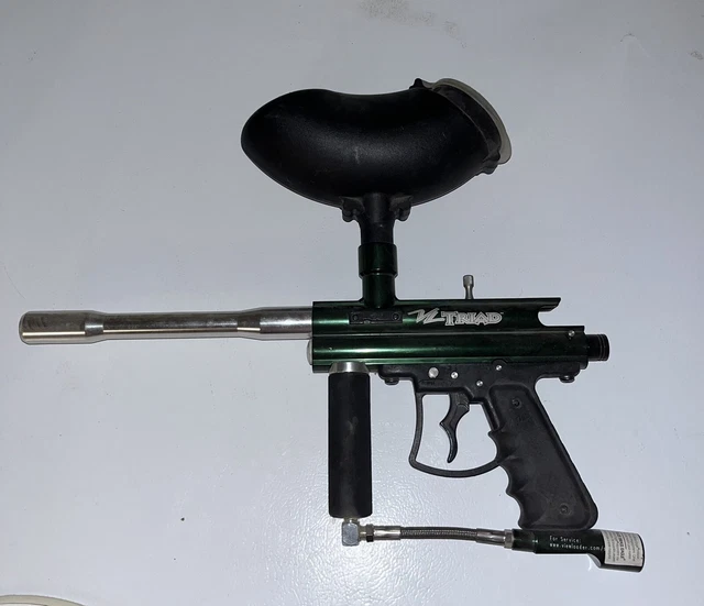 VIEWLOADER VL TRIAD Paintball Gun Marker Green Untested For Parts Or