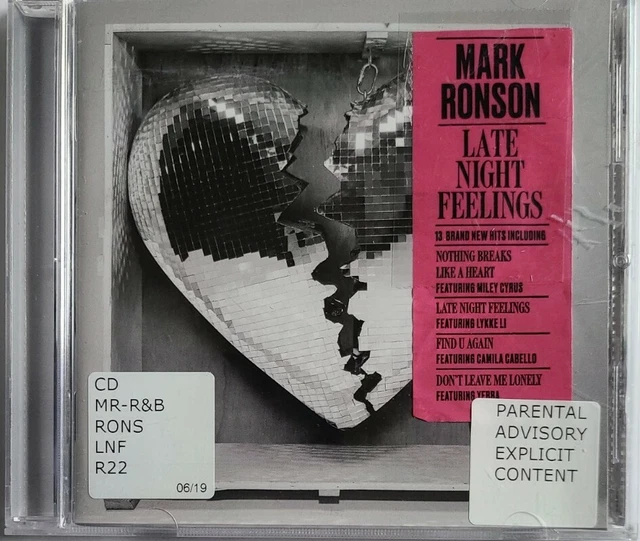 CD Mark Ronson Late Night Feelings SICP6115PROMO Sony Music Labels Japan OBI プロモ /00110 CD MARK RONSON Late Night Feelings SICP6115PROMO Sony Music