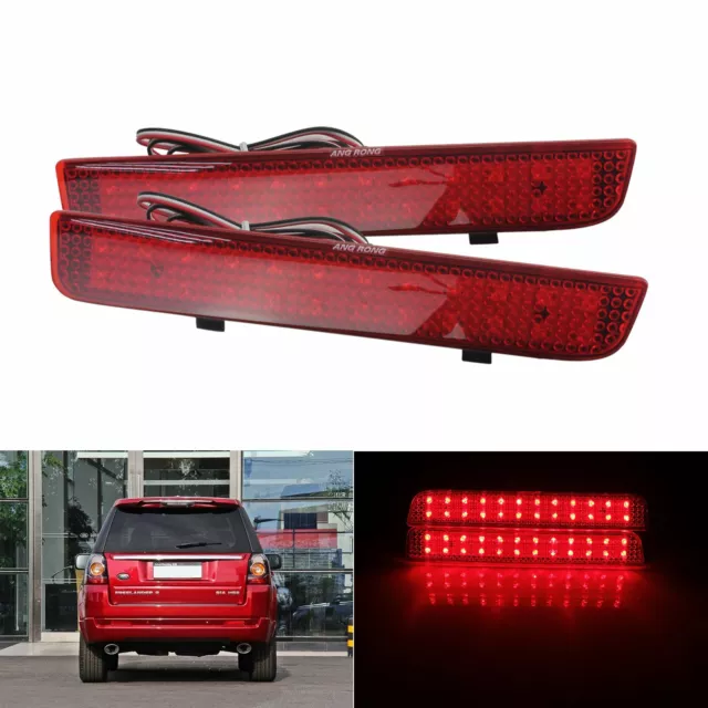 LED Rear Bumper Reflector Tail Stop Light Fit Land Range Rover L322 Freelander 2