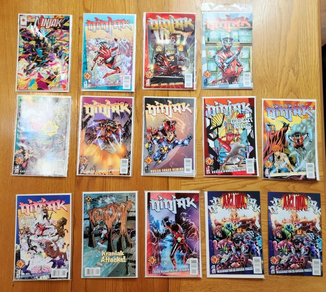 NINJAK COMPLETE SERIES 1 w VARIANT 2 3 4 5 6 7 8 9 10 11 12 Acclaim 1-12 VALIANT