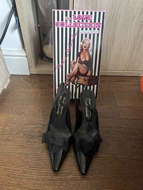 RUSSELL BROMLEY Beverly Feldman Size 5 Shoes Womens Black Heels Patent Evening 24.99 PicClick UK