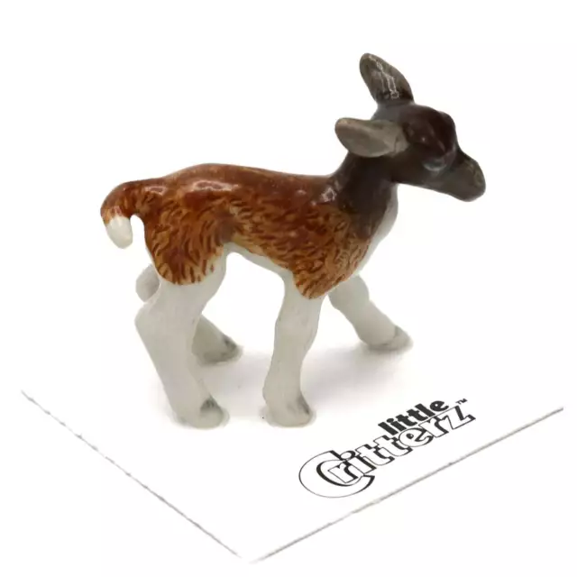 Little Critterz - Llama"Inca" Home Decor Animal- Miniature Porcelain Figurine