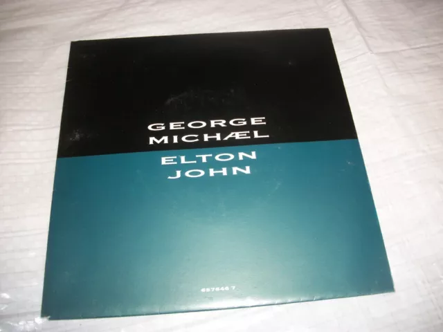 George Michael & Elton John- Dont Let The Sun Go Down On Me Vinyl 7" 45Rpm Ps