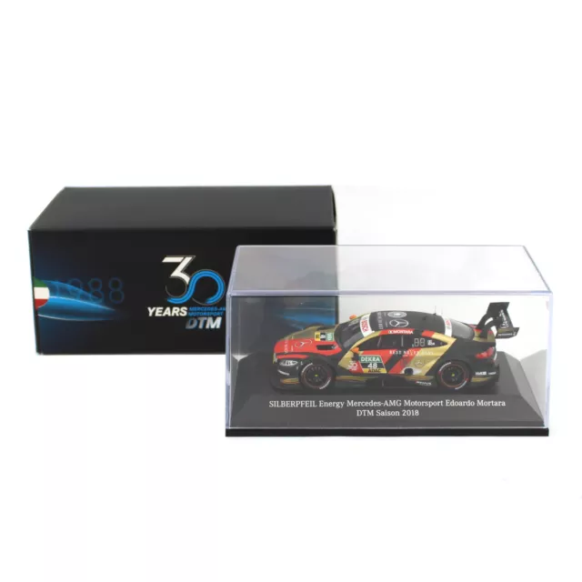 Mercedes Modellauto 1:43 PKW AMG Motorsport Silberpfeil Energy Edoardo Mortara