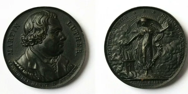 Medaille Eisen Martin Luther 1817 Ø 4 cm 3