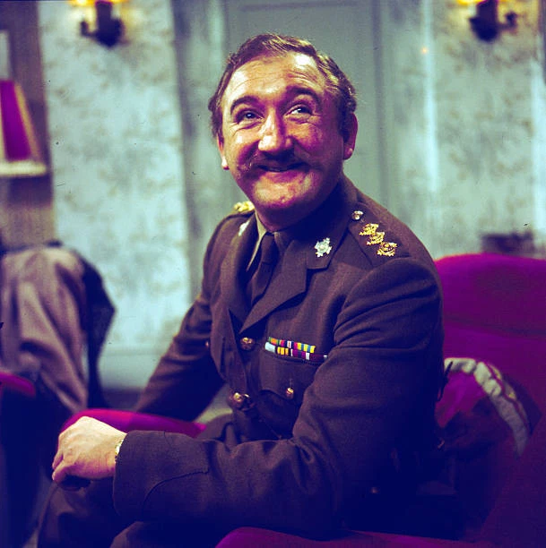 RONALD FRASER WEARING Military Uniform In A Scene From The Tv 1960s Old