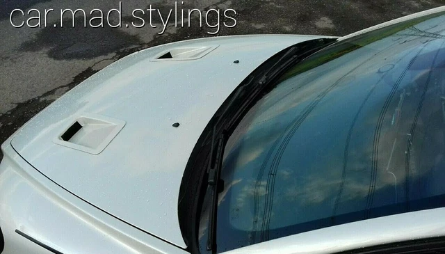 thumbnail interactive-video image 1 of Astra GSI Style White Plastic Bonnet Vents – Air Intake Scoops For Vauxhall/Opel 1 of 2
