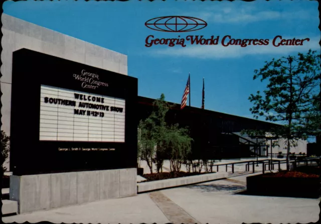 Georgia Atlanta World Congress Center trade shows ~ unused postcard sku201