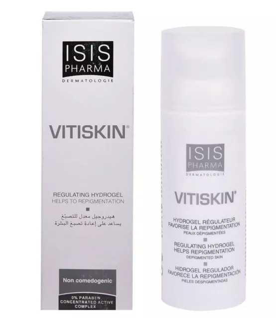 Isispharma Vitiskin Regulated Hydro-Gel hilft bei der Repigmentierung der...