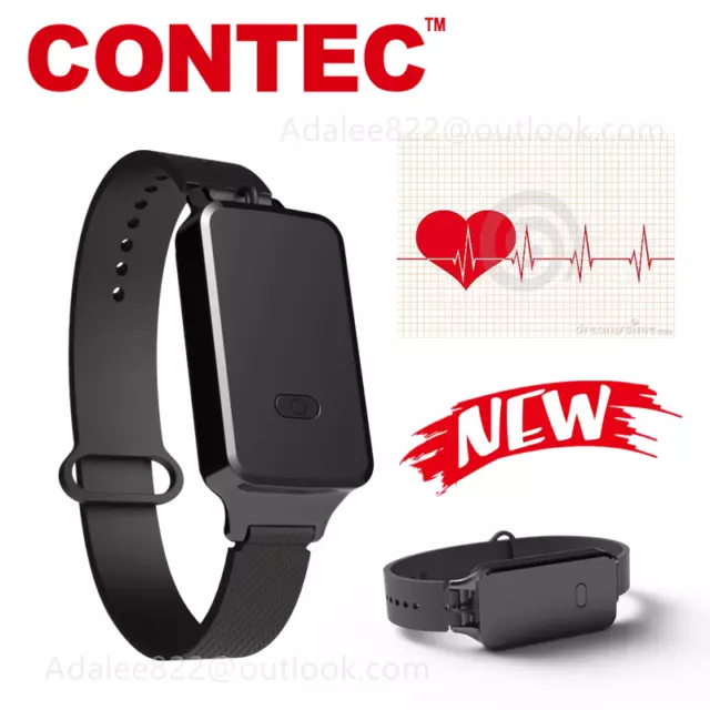 CONTEC Finger Pulse Oximeter,Pulse Oxygen Saturation Wristband oximeter CMS50S
