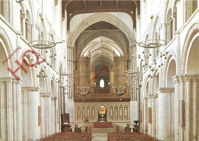 Picture Postcard~ Rochester Cathedral, the Nave Looking East