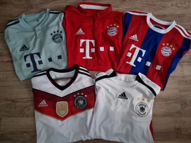 Original Adidas FC Bayern München / DFB - 5 Fussball Trikots - TOP Zustand