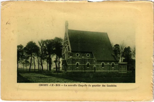 CPA AK Choisy le Roi La nouvelle Chapelle du quartier Gondoles FRANCE (1282497)