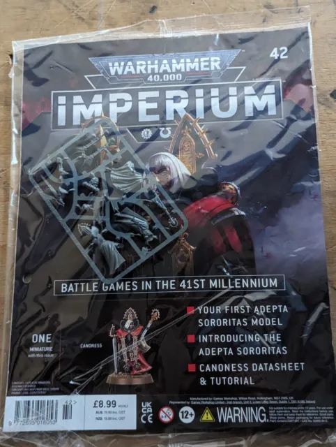 warhammer imperium magazine issue 42 Canoness New & sealed Free P&P