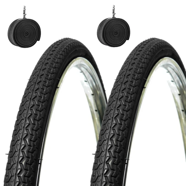 2 Copertoni Bici 26x2.125 + Camere Aria - Pneumatici Stradali Per MTB, Bici Elettrica, Valvola America - Foto 9