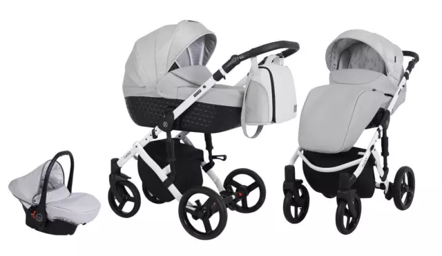 Kinderwagen Buggy 3in1 2in1 Isofix Auswahl Tiara Farbauswahl by Lux4Kids