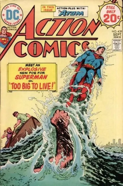 Action Comics (1938) #439 VF. Stock Image