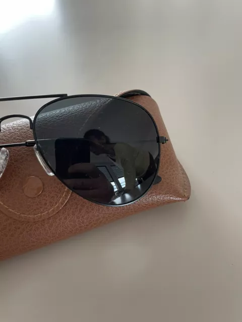 Ray Ban Rayban Sonnenbrille RB 3025 Aviator Brille Damen schwarz