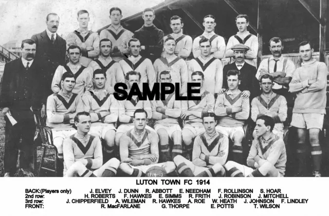 Luton Town FC 1914 Team  Photo