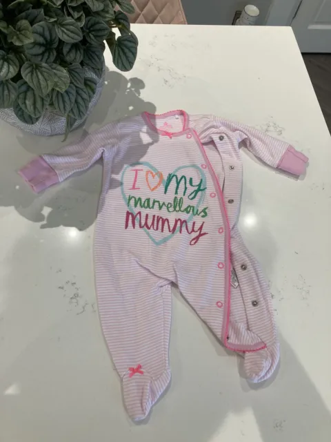 Next Baby Girl Bundle First Size, Up To 1 Month, Up To 3 Months Sleepsuit