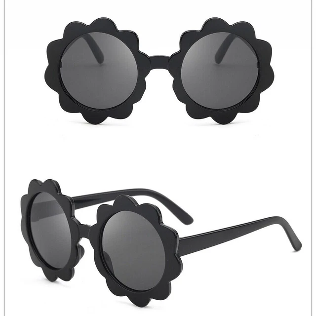 Cute Flowers Kids Sunglasses Personalized Boys Girls Small Tide UV-Proof J 12