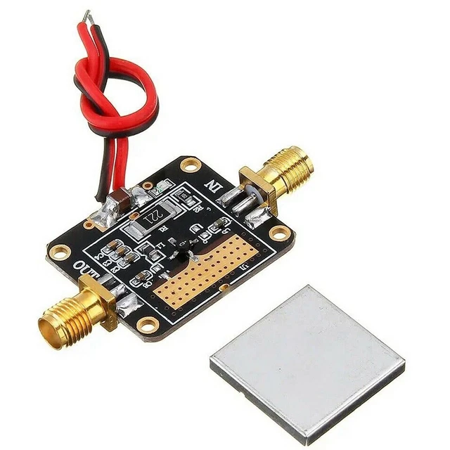 Module Amplificateur RF Faible Bruit - Gain Large Bande - Dimensions 2.6x1.8x1.2 Cm - Neuf