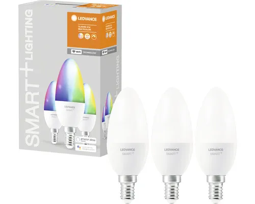 Ledvance Smart WIFI LED Kerzenlampen dimmbar B40 E14/5W (40W) matt 470 lm 2700-