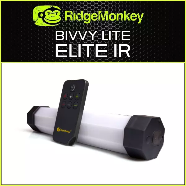 Ridgemonkey Bivvy Lite Elite Ir - New | Carp Fishing/Camping Lighting Post Free!