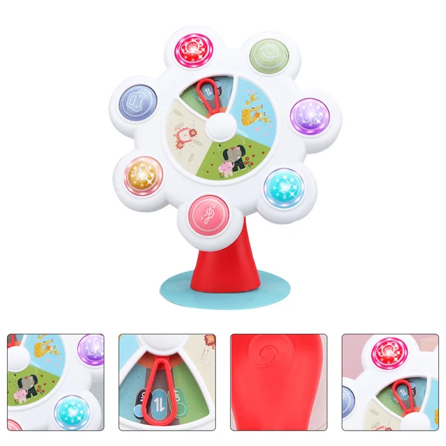 Ciotole di aspirazione tavolo da pranzo giocattolo bambino audio Bauble bambino giocattoli calmanti bambini