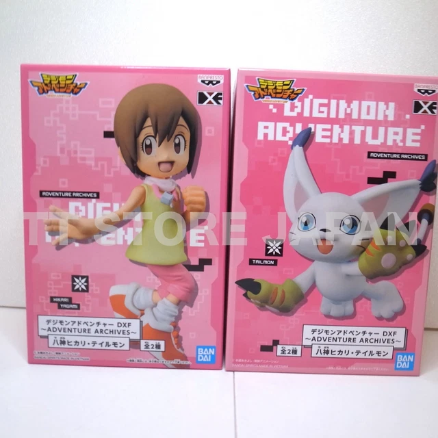 Figurine Digimon Adventure DXF – Hikari Yagami & Tailmon – Banpresto, PVC