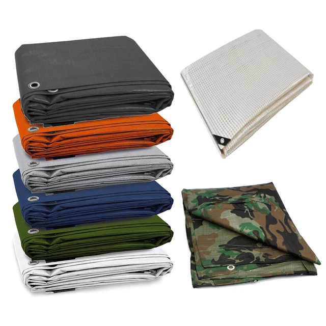 TARPAULIN HEAVY DUTY and Regular Waterproof Cover Tarp Ground Camping