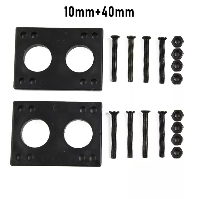 Elevate Your Riding Experience 10mm Rubber Gasket Riser Pads + 40mm Bolts
