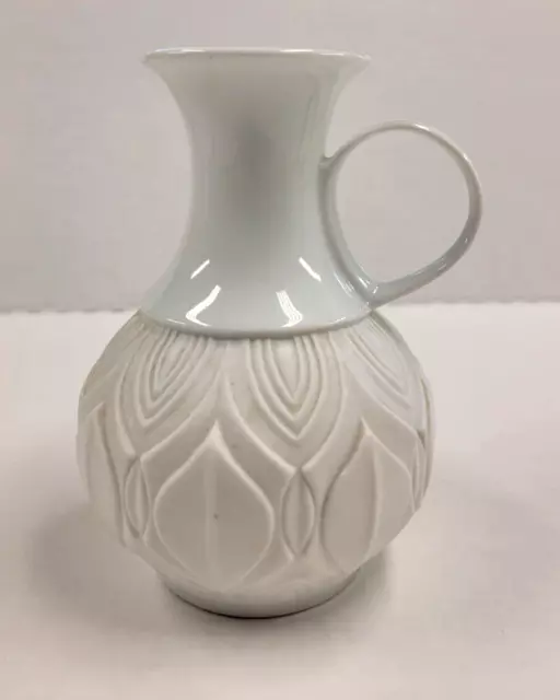 Royal Porzellan Bavaria KPM Porcelain & Bisque Pitcher or Vase W. Germany